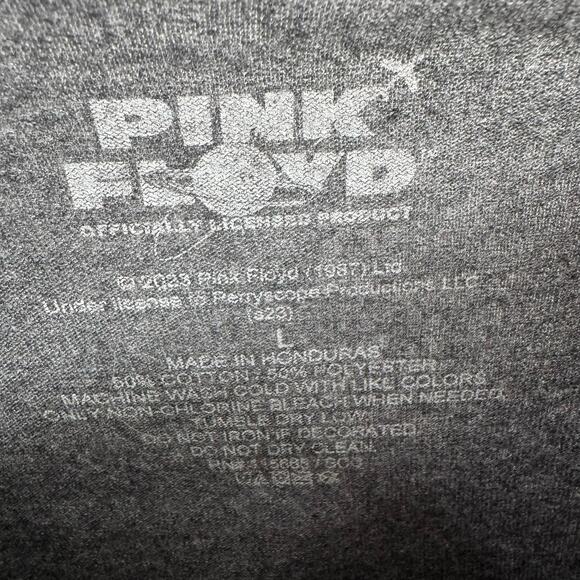 Pink Floyd Dark Side of the Moon Short Sleeve T-Shirt Adult Large Gray - Picture 4 of 6
